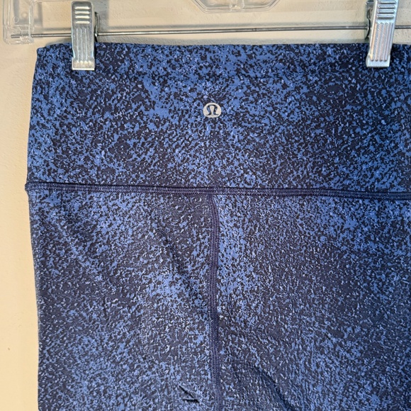 Lululemon Wunder Under Crop High-Rise Tight Size 4,Blue Mineral Deposit Luxtreme - Picture 10 of 16